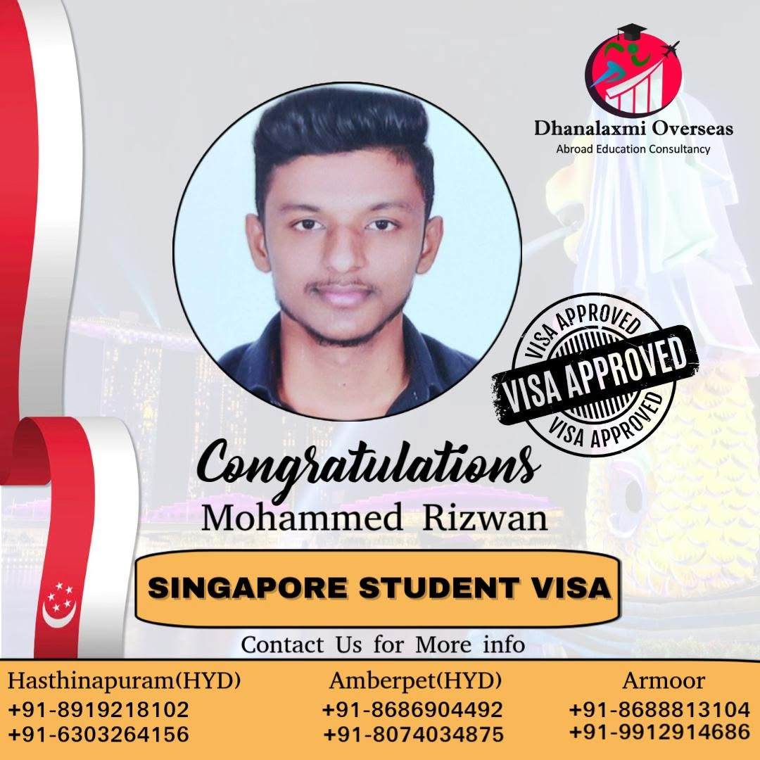 Mohammed Rizwan — Singapore visa approved