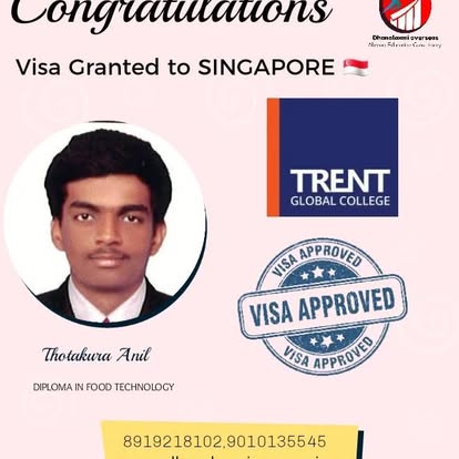 Thotakura Anil — Singapore visa approved