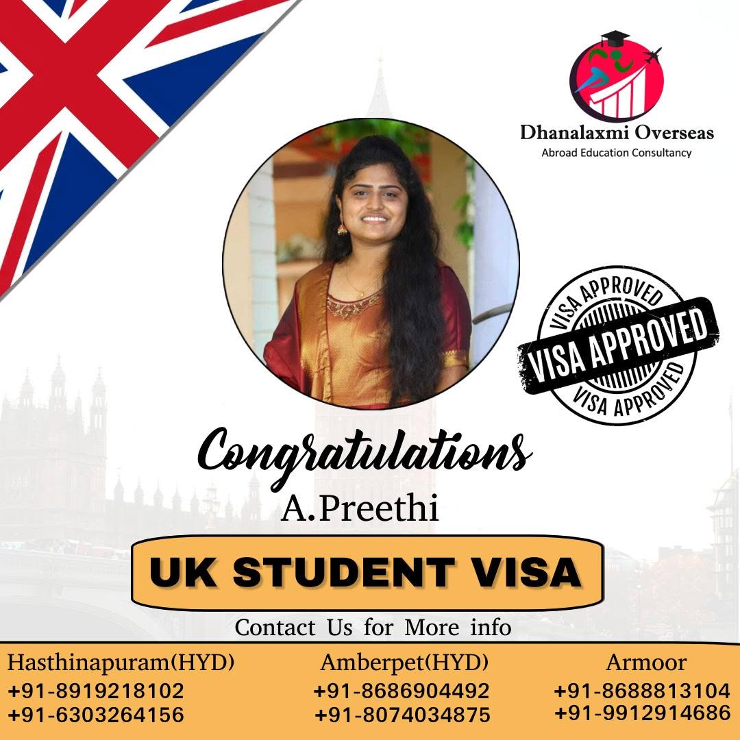 A. Preethi — UK visa approved