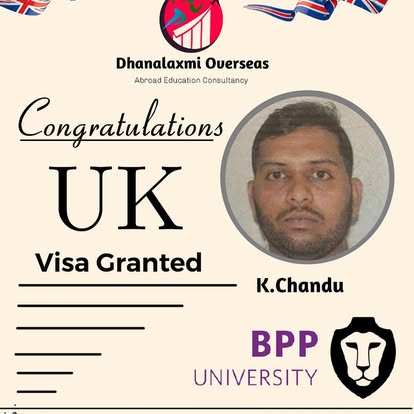 K. Chandu — UK visa approved