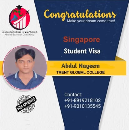 Abdul Nayeem — Singapore visa approved
