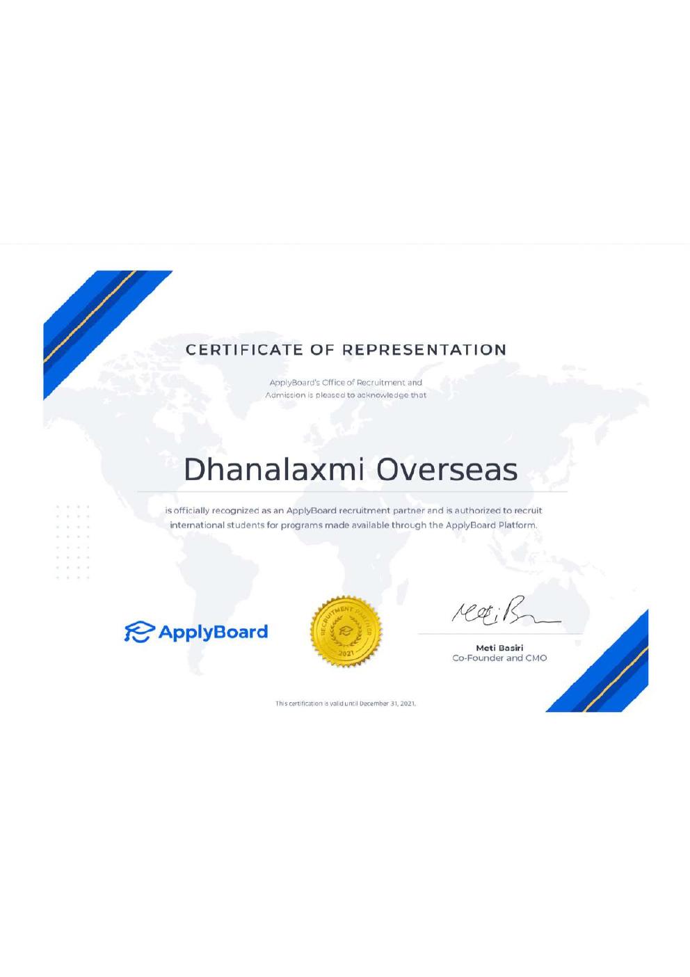 ApplyBoard — Recognized Recruitment Partner
