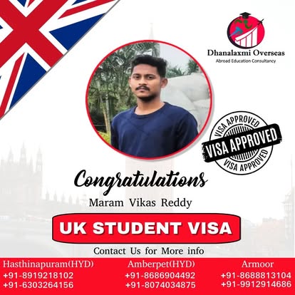 Maram Vikas Reddy — UK visa approved