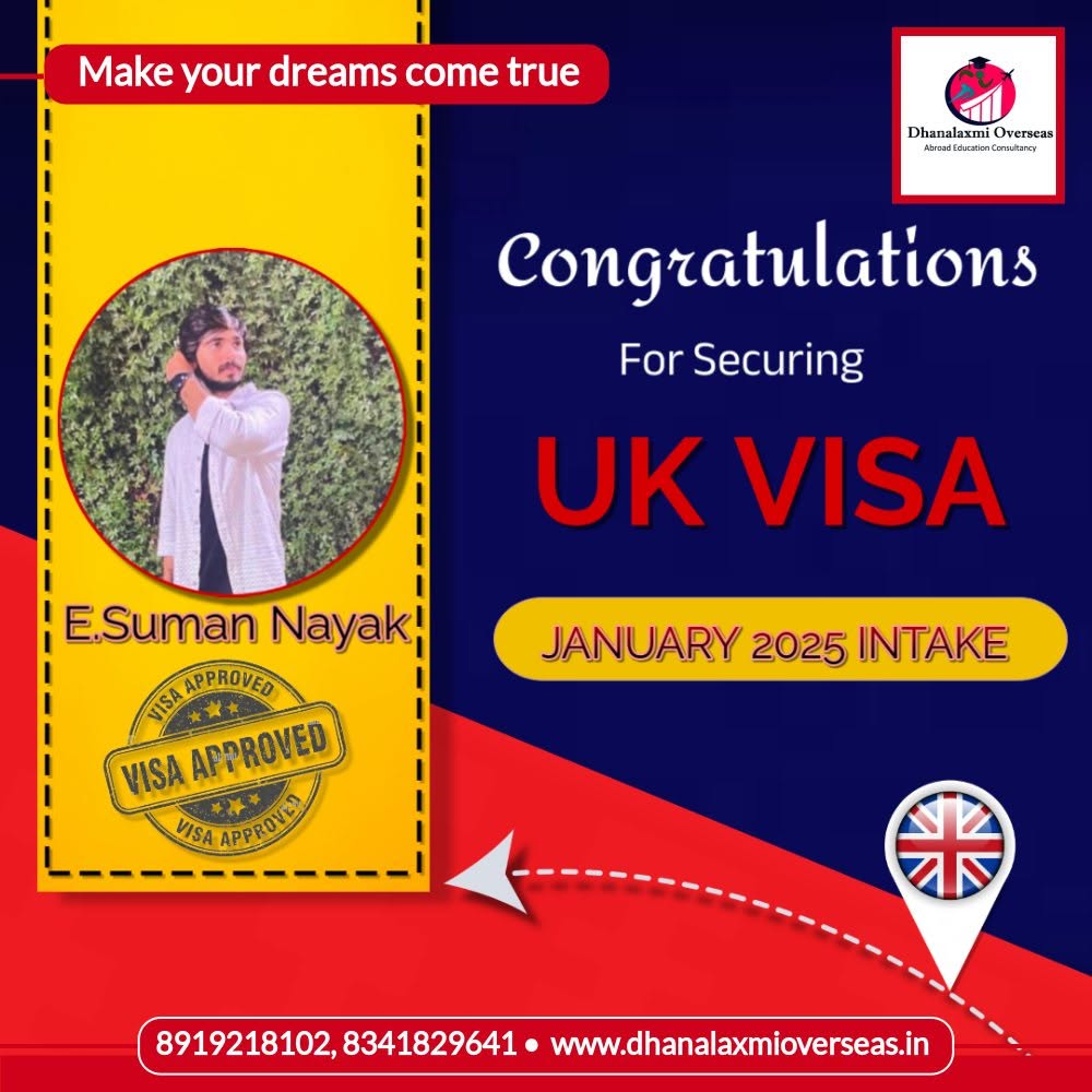 E. Suman Nayak — UK visa approved