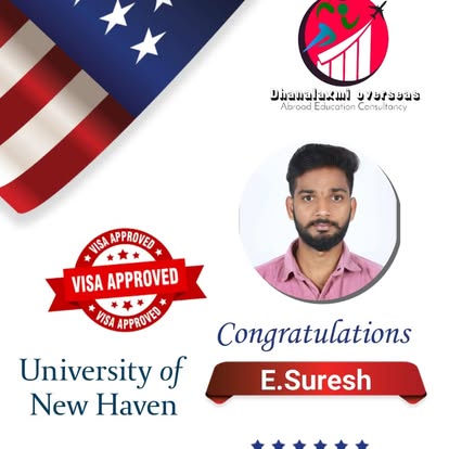 E. Suresh — USA visa approved