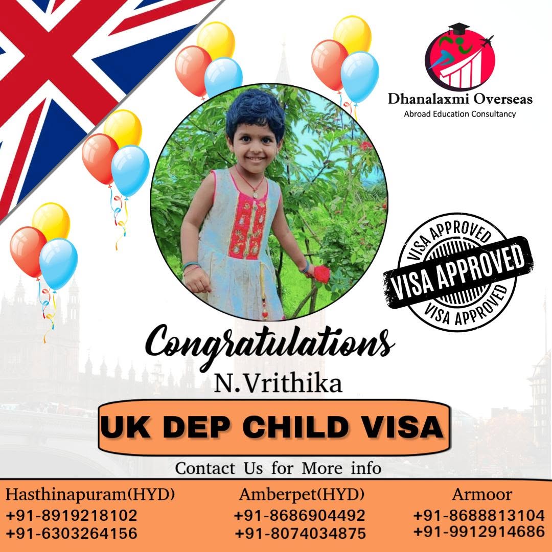 N. Vrithika — UK visa approved