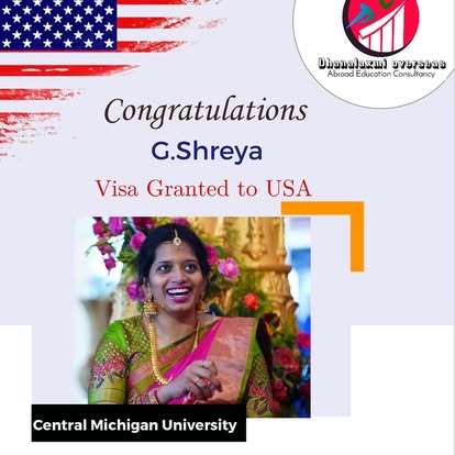 G. Shreya — USA visa approved