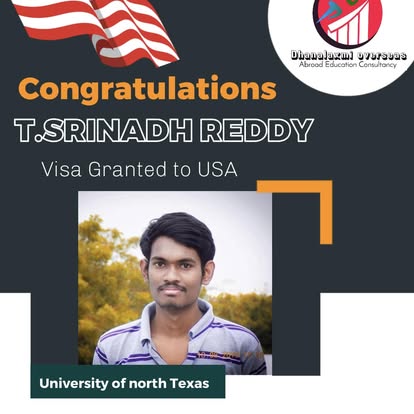 T. Srinadh Reddy — USA visa approved