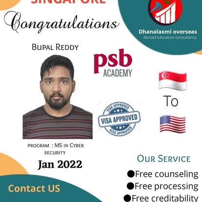 Bupal Reddy — Singapore visa approved