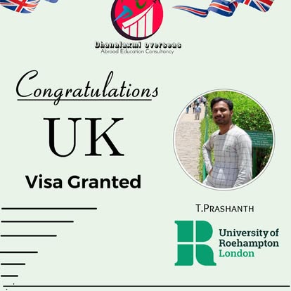 T. Prashanth — UK visa approved