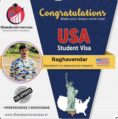 Raghavendar — USA visa approved