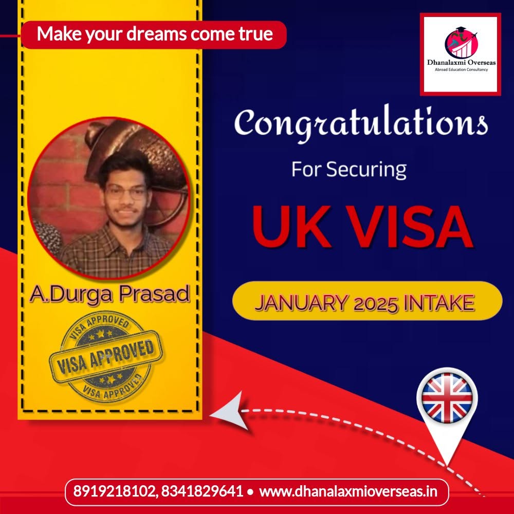A. Durga Prasad — UK visa approved