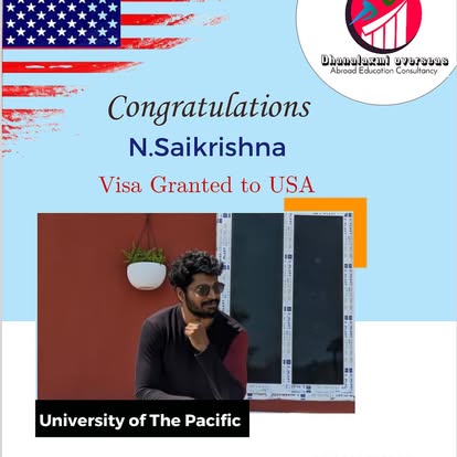 N. Saikrishna — USA visa approved
