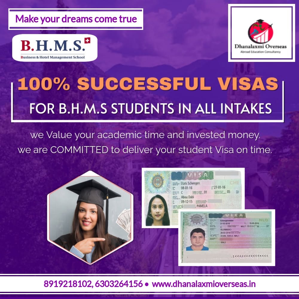 B.H.M.S Students — Switzerland visa approved