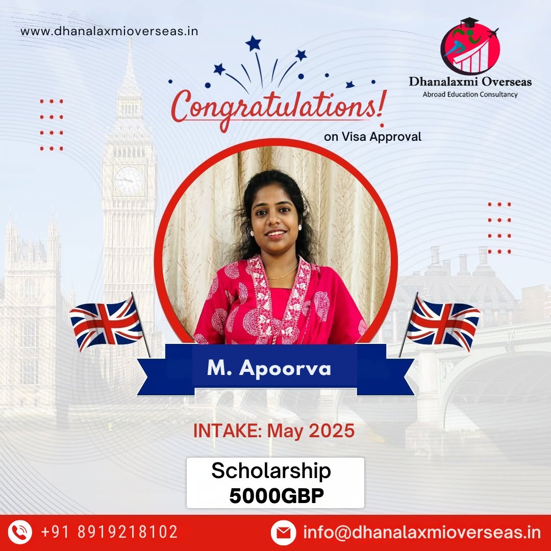 M. Apoorva — UK visa approved