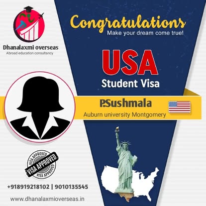 P. Sushmala — USA visa approved