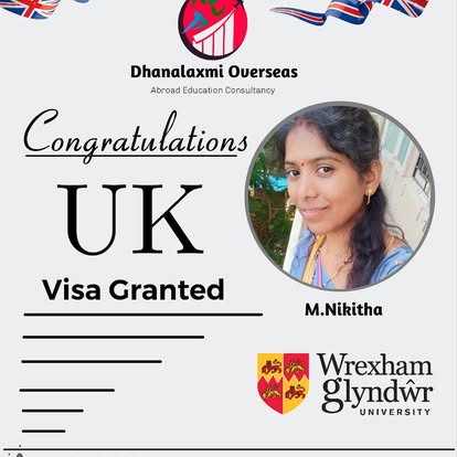 M. Nikitha — UK visa approved