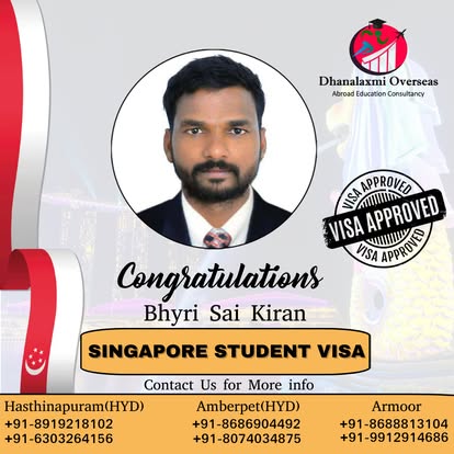 Bhyri Sai Kiran — Singapore visa approved