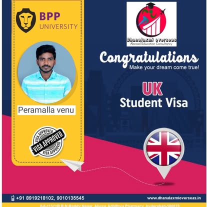 Peramalla Venu — UK visa approved